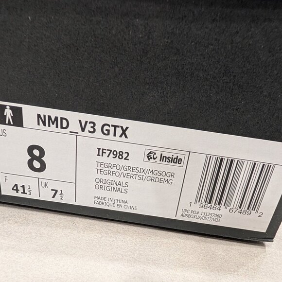 Adidas Nmd V3 Gtx Grey Gore-Tex IF7982 Mens size 8 - Picture 11 of 11